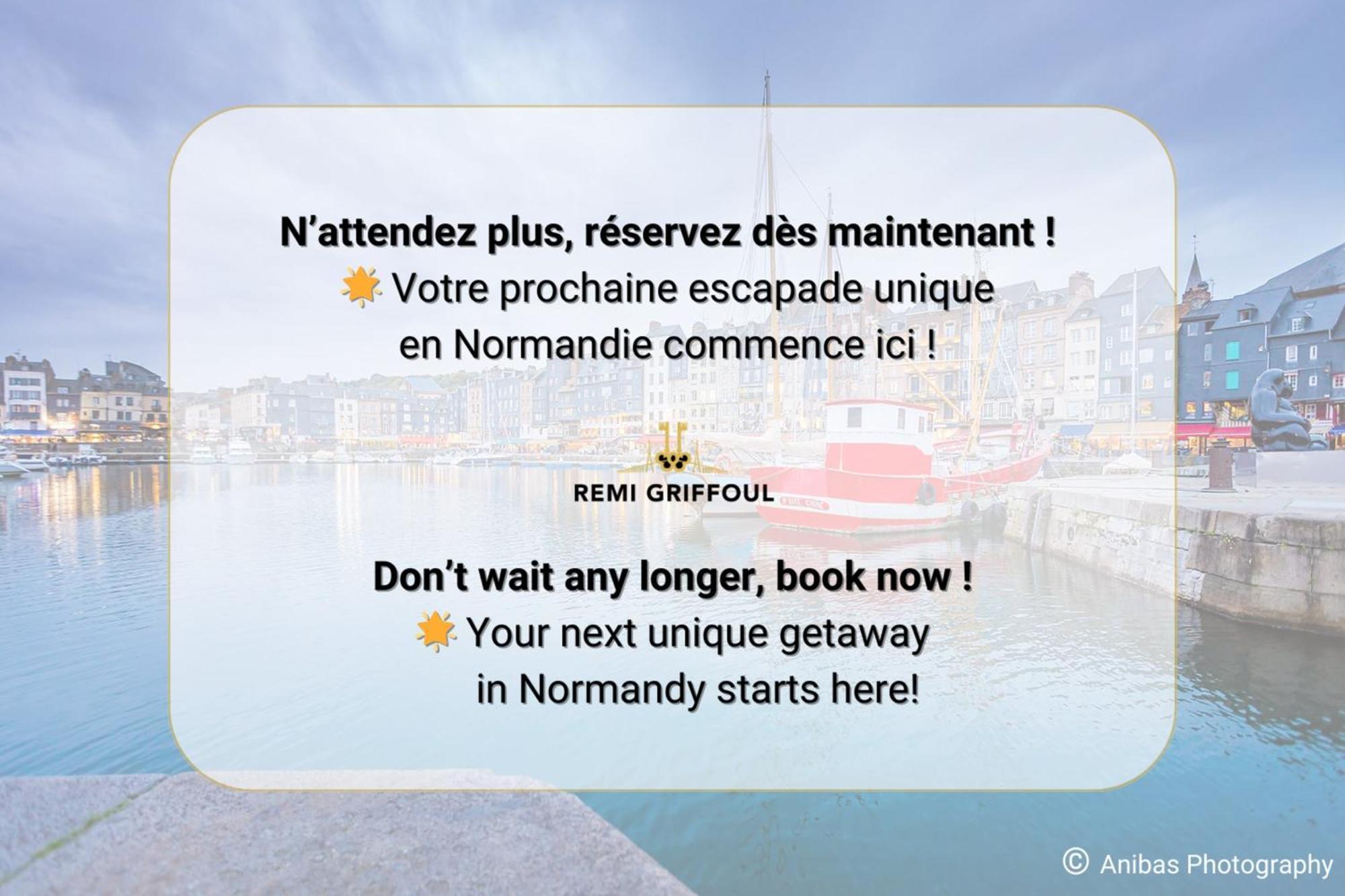 Emeraude Cozy Nest 3 Heart Of Historic District 2 Guests Honfleur Extérieur photo