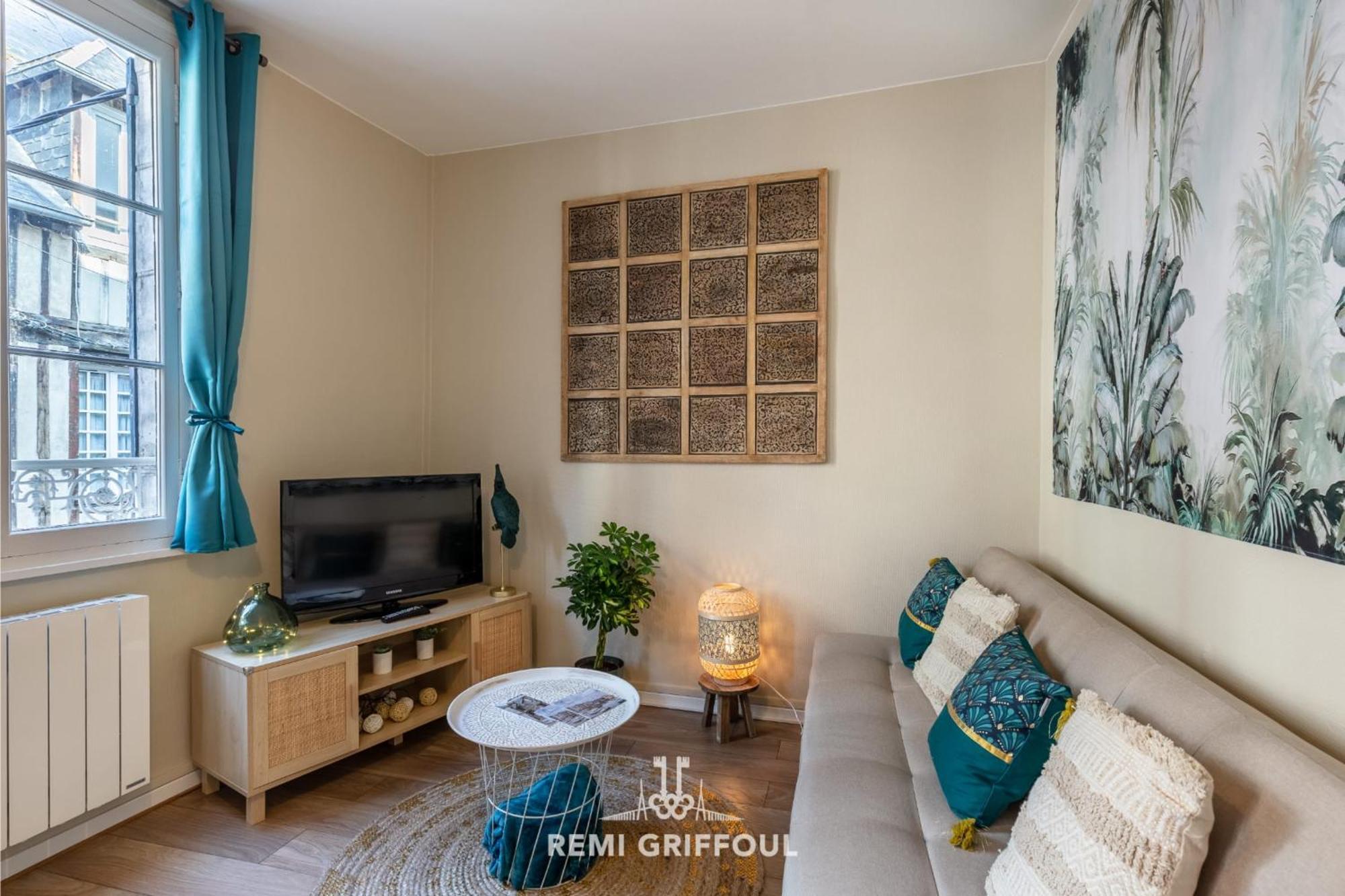 Emeraude Cozy Nest 3 Heart Of Historic District 2 Guests Honfleur Extérieur photo